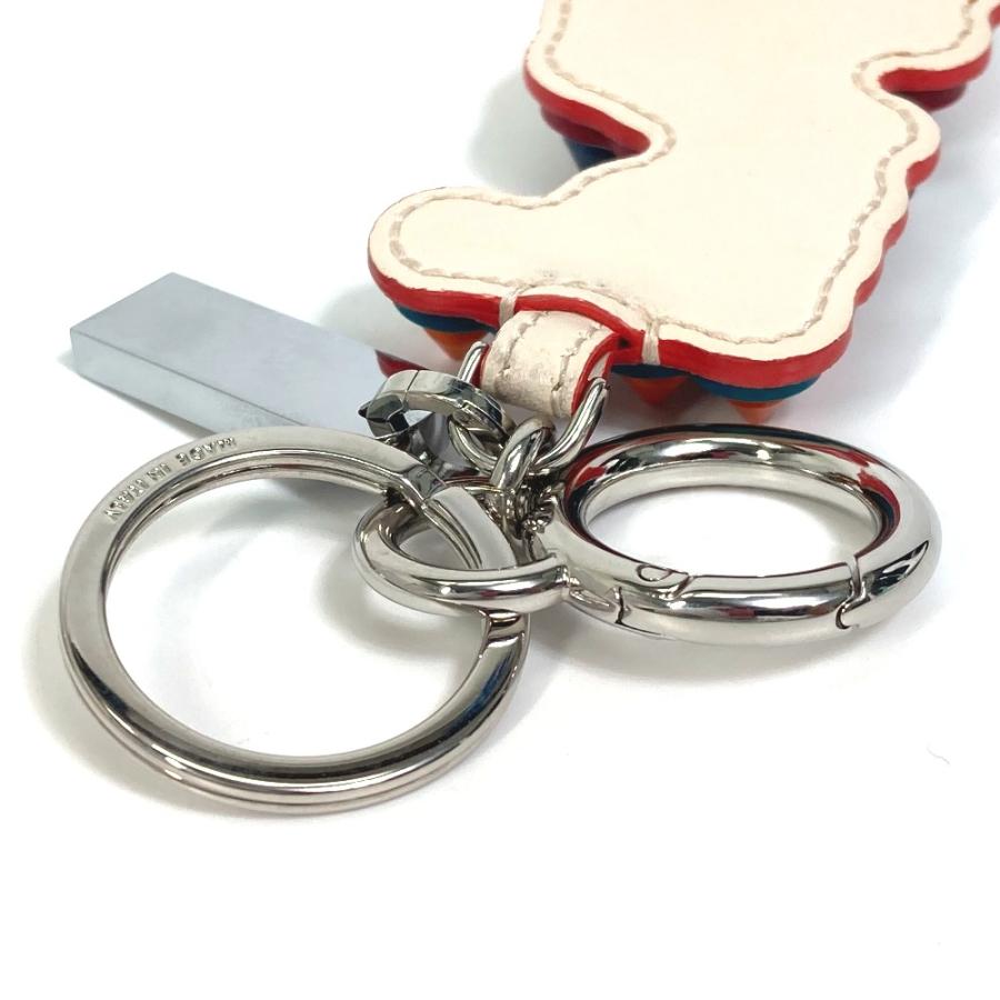 FENDI レザー ロゴ バッグチャーム スタッズ付き | outletmodafirmata.com