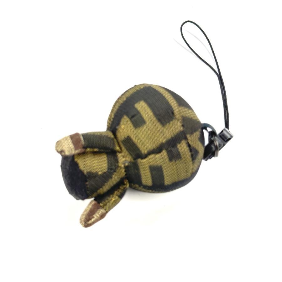未使用 FENDI フェンディ ズッカ マイロ ストラップ バッグチャーム キーホルダー A BATHING APE  コラボ チャーム【中古】 | FENDI | 01