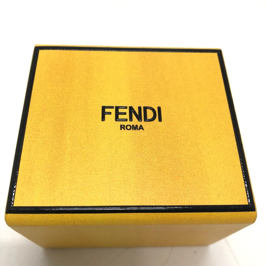 FENDI フェンディ 7AR894 ロゴ/小物 ミニボックス チャーム キーホルダー レザー イエロー レディース【中古】新品同様 | FENDI | 03