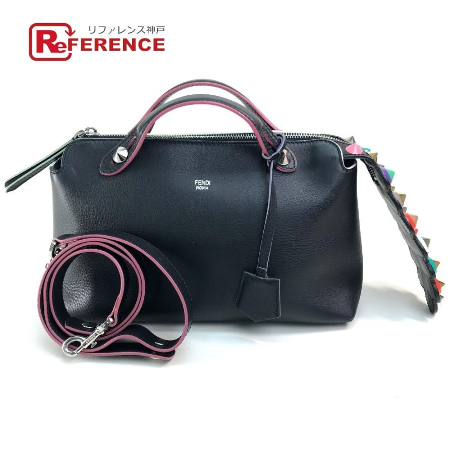 FENDI フェンディ 8BL124 マルチスタッズ バイザウェイ ミディアム ハンドバッグ クラッチ ショルダーバッグ  :40215-16157-70:リファレンス コレクション - 通販 - Yahoo!ショッピング