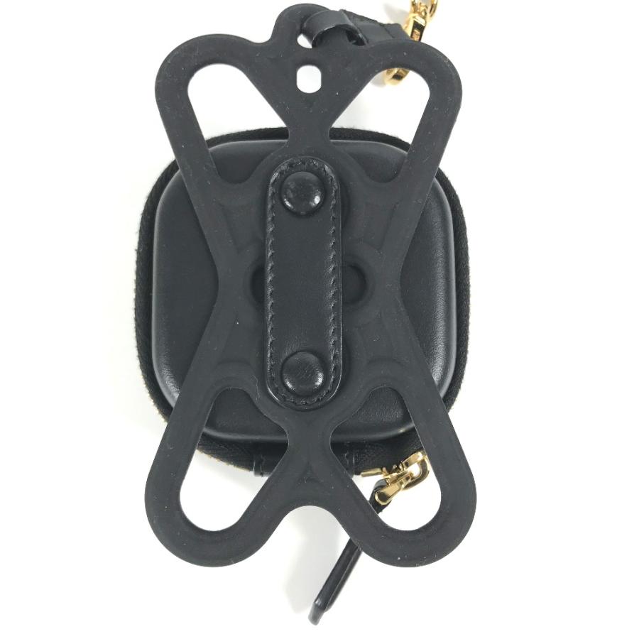 新品同様 FENDI フェンディ ロゴ スマホポーチ ケース iphone アイフォン スマホケース メッシュ スマートフォンケース ブラック【中古】 | FENDI | 03