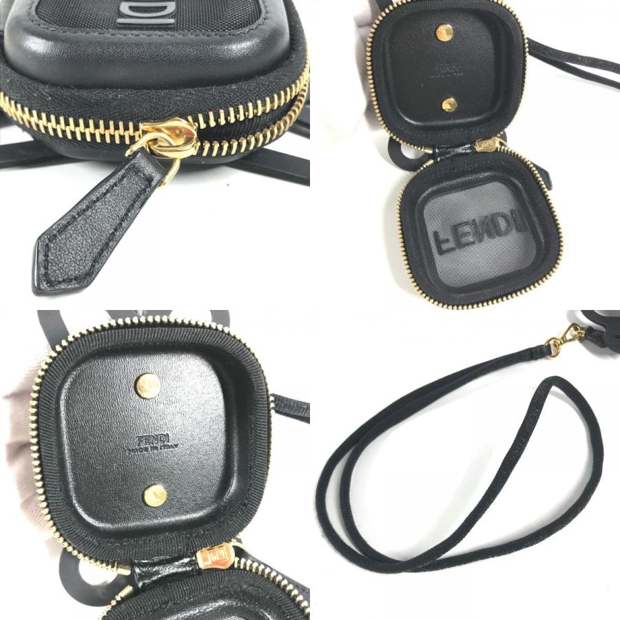 新品同様 FENDI フェンディ ロゴ スマホポーチ ケース iphone アイフォン スマホケース メッシュ スマートフォンケース ブラック【中古】 | FENDI | 08