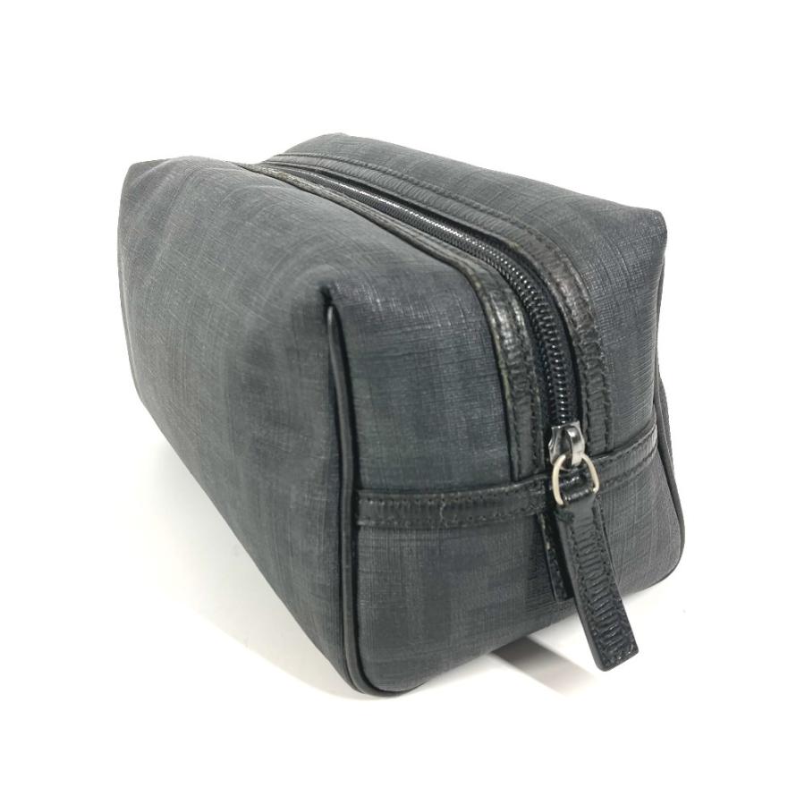 FENDI フェンディ ズッカ ロゴ カバン ポーチ セカンドバッグ ブラック メンズ【中古】 | FENDI | 03