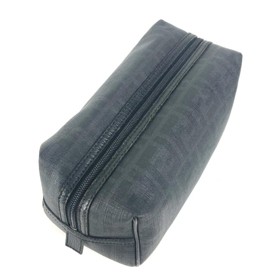 FENDI フェンディ ズッカ ロゴ カバン ポーチ セカンドバッグ ブラック メンズ【中古】 | FENDI | 05