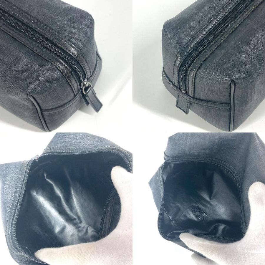 FENDI フェンディ ズッカ ロゴ カバン ポーチ セカンドバッグ ブラック メンズ【中古】 | FENDI | 08