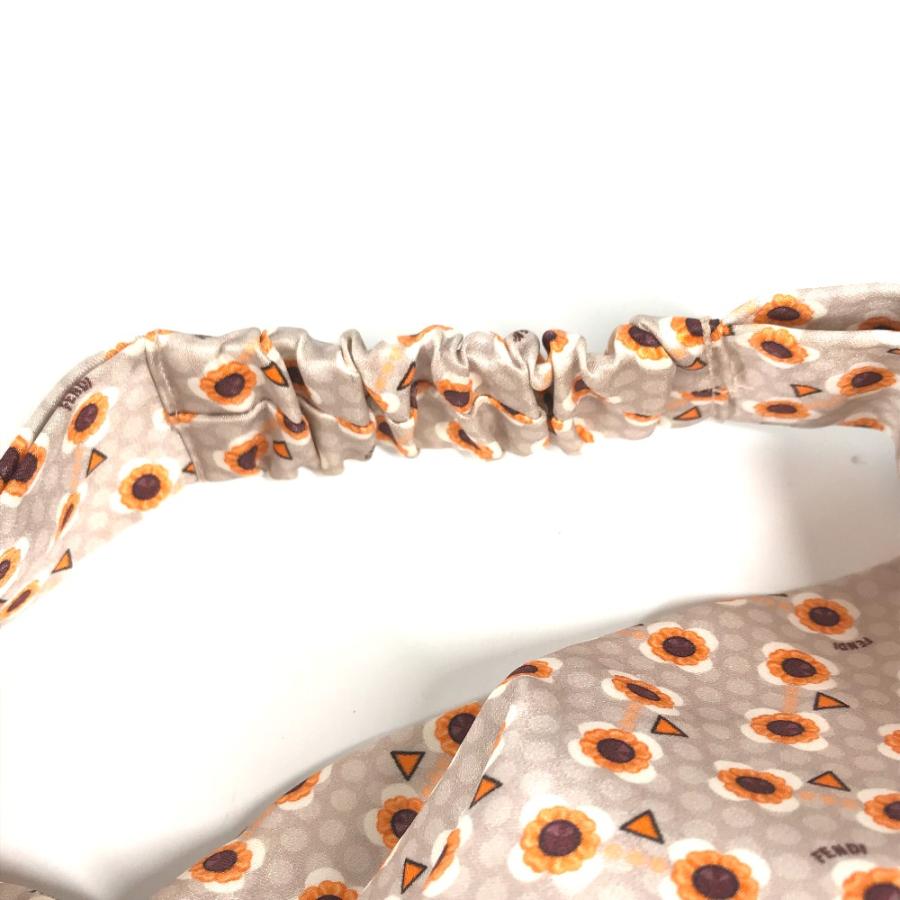 未使用 FENDI フェンディ FXT010 フラワー 花 ヘッドバンド カチューシャ ヘアバンド グレー レディース【中古】 | FENDI | 04