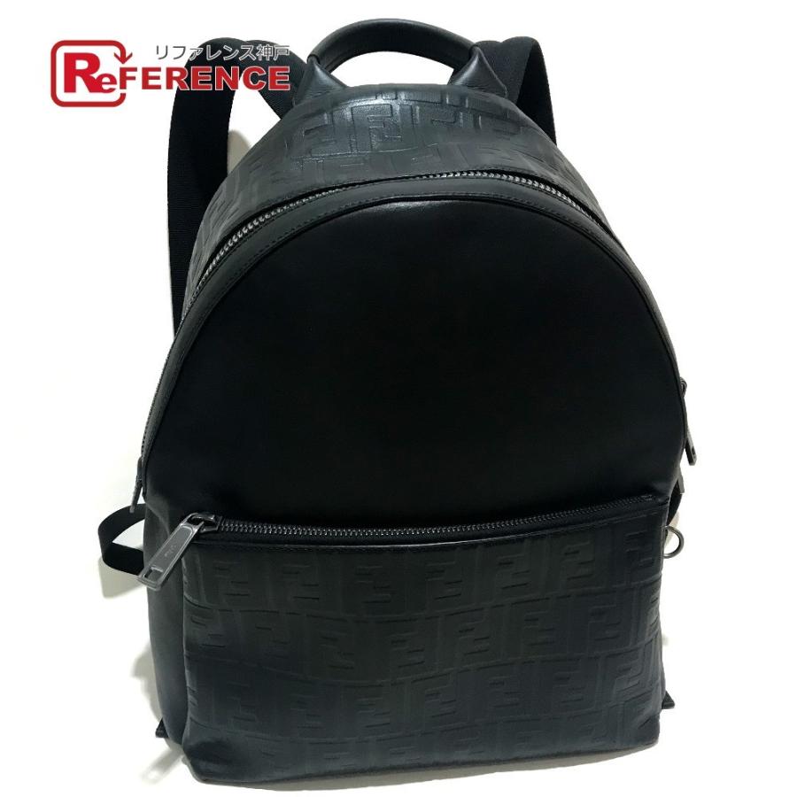 Fendi フェンディ 7vz012a18af0saj ブラックレザー バックパック ズッカ Fパターン リュック デイパック ブラック メンズ 中古 リファレンス コレクション 通販 Yahoo ショッピング