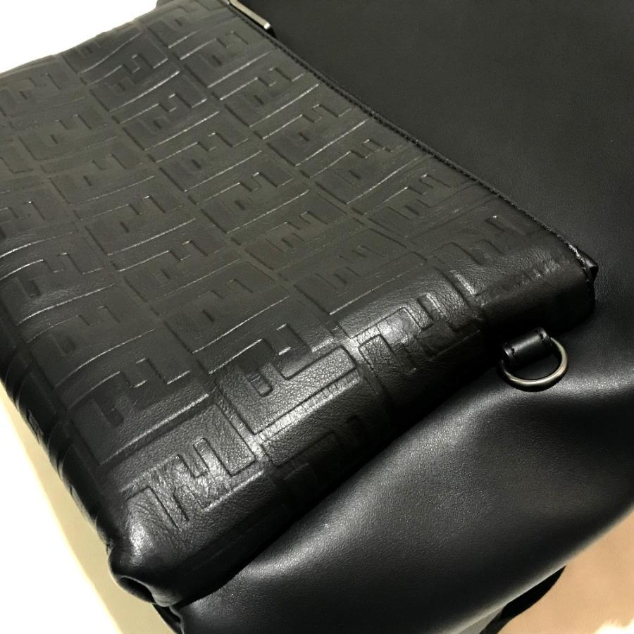 Fendi フェンディ 7vz012a18af0saj ブラックレザー バックパック ズッカ Fパターン リュック デイパック ブラック メンズ 中古 40236 16716 リファレンス コレクション 通販 Yahoo ショッピング