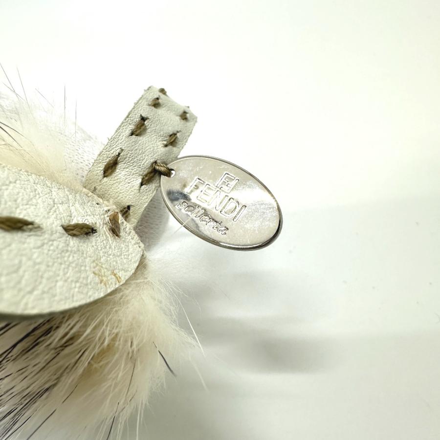 FENDI フェンディ フラワー ブローチ ホワイト レディース【中古】 | FENDI | 04