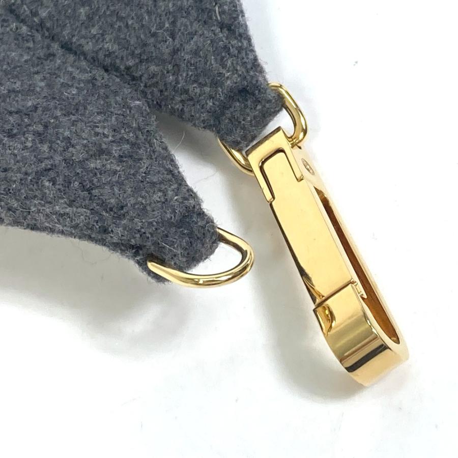 FENDI（フェンディ） 8C0627 ストラップユー ベルト フェルト グレー