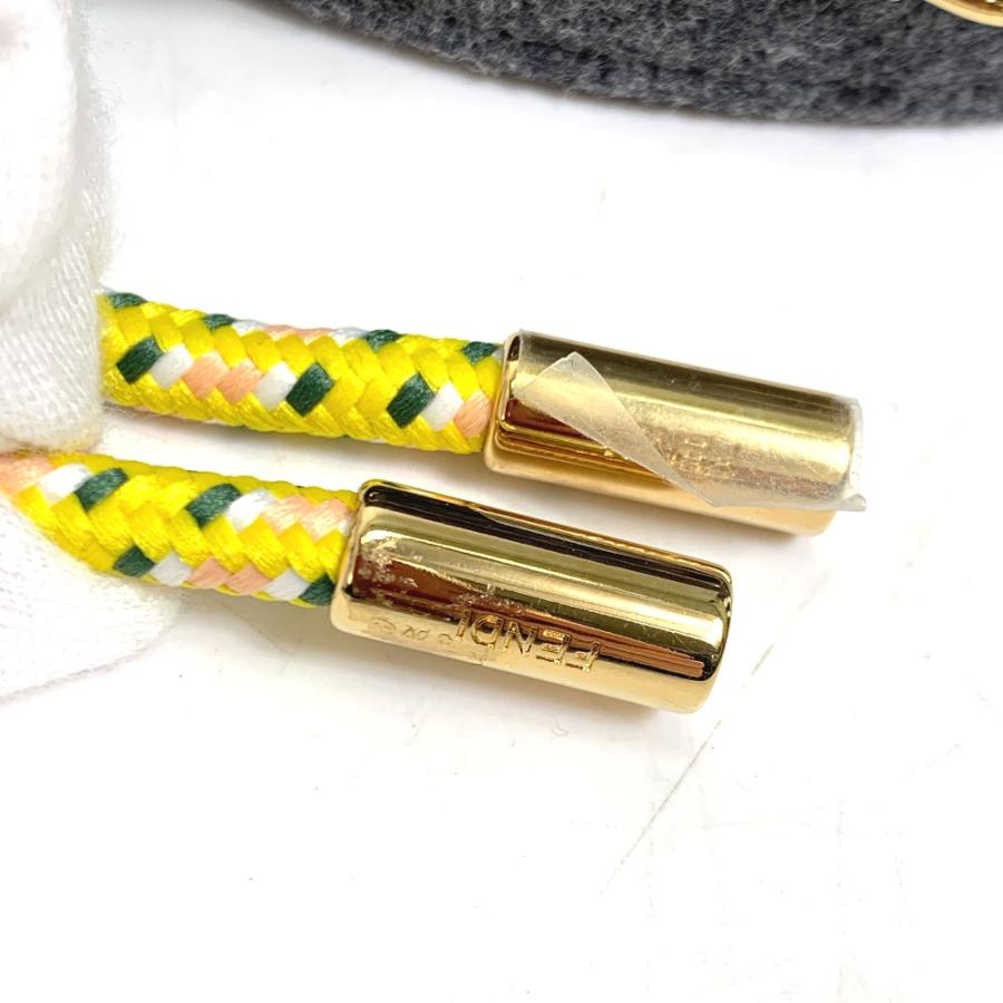 FENDI フェンディ 8C0627 ストラップユー ニット ショルダーストラップ フェルト グレー レディース【中古】未使用 | FENDI | 07