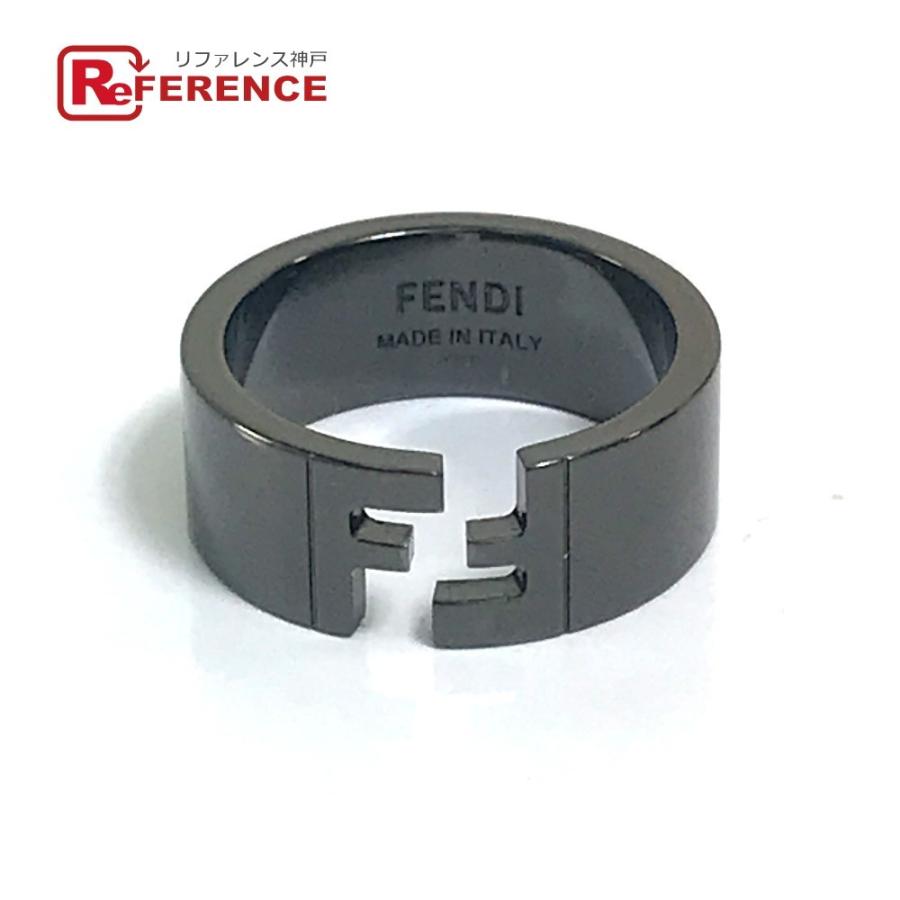 FENDI フェンディ アクセサリー ルテニウム FF リング・指輪 メタル