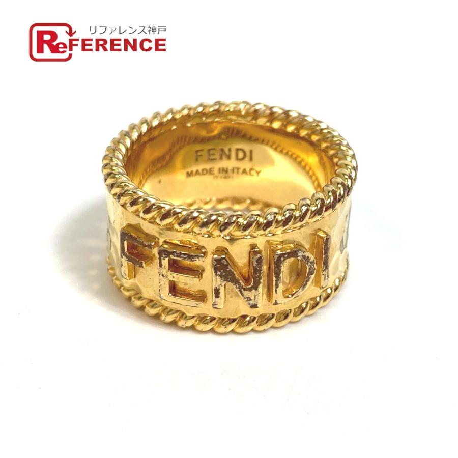 FENDI フェンディ Fendi Roma ルテニウムカラー アクセサリー リング・指輪 メタル ゴールド メンズ【中古】 | FENDI
