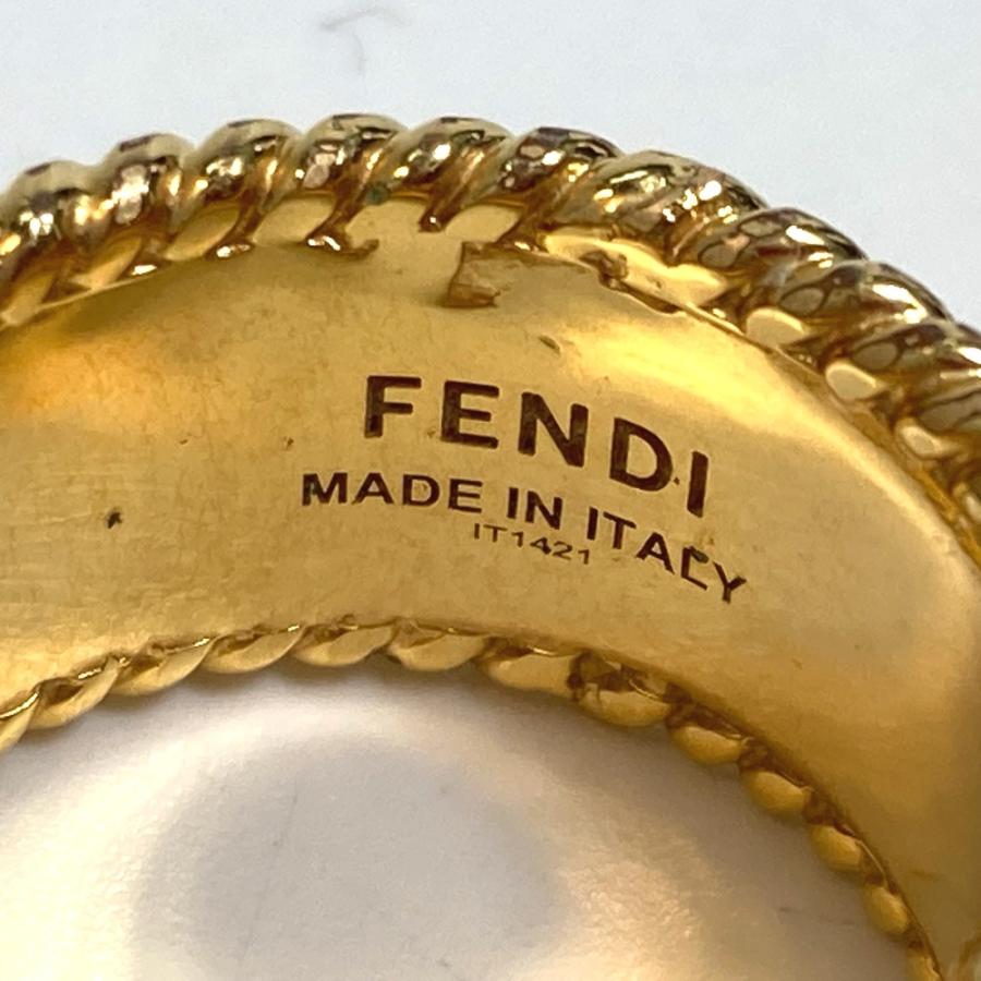 FENDI フェンディ Fendi Roma ルテニウムカラー アクセサリー リング・指輪 メタル ゴールド メンズ【中古】 | FENDI | 06