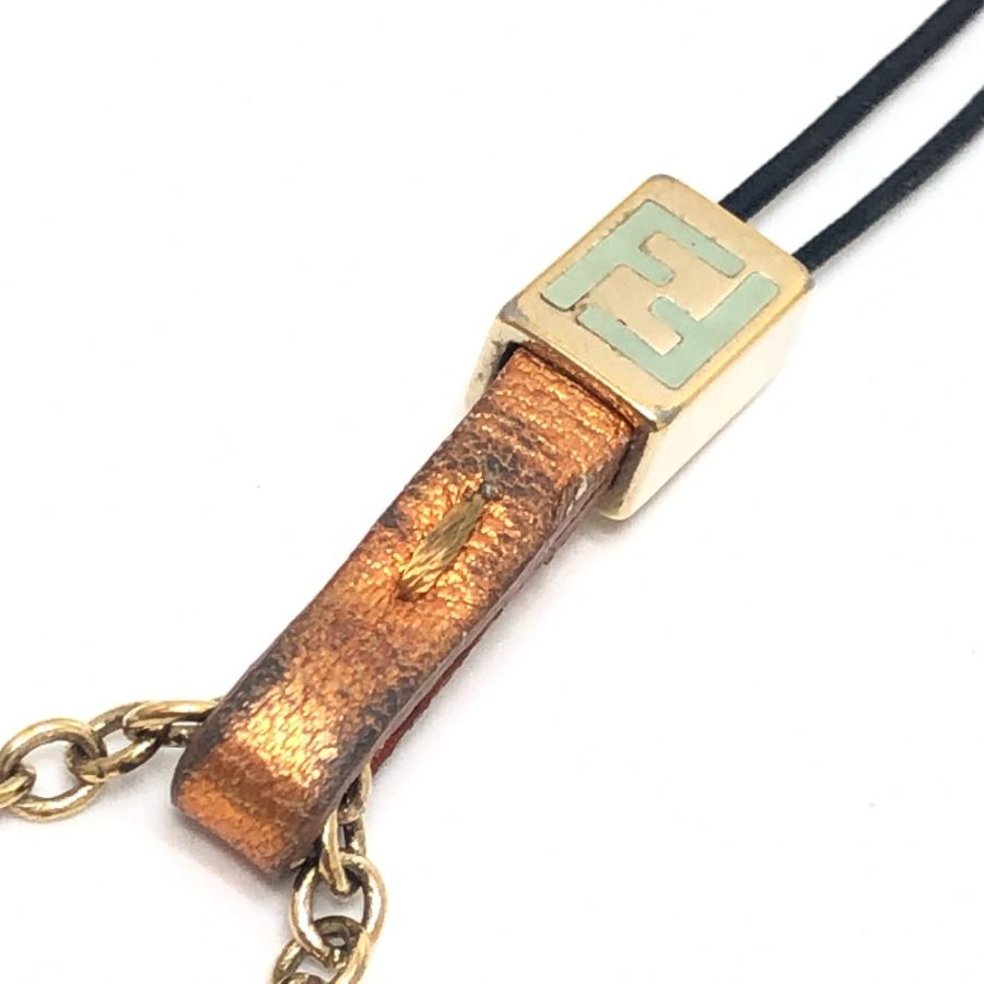 FENDI フェンディ バックモチーフ マンマバゲット 小物 キーホルダー チャーム 携帯 ストラップ グリーン レディース【中古】 | FENDI | 08