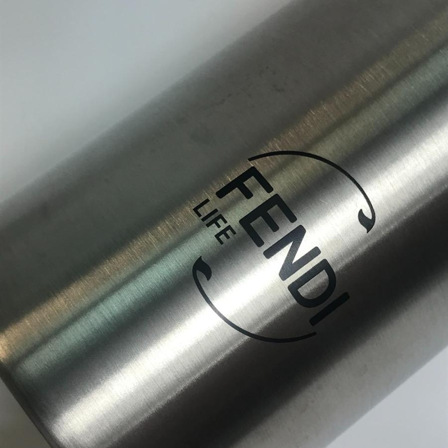 FENDI フェンディ 7AS022 24Bottles ボトルホルダー ステンレスボトル 水筒 ステンレス シルバー×ピンク ユニセックス【中古】未使用 | FENDI | 07