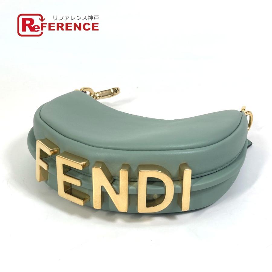 FENDI フェンディ 7AS089 ロゴ パーティバッグ ナノ フェンディ