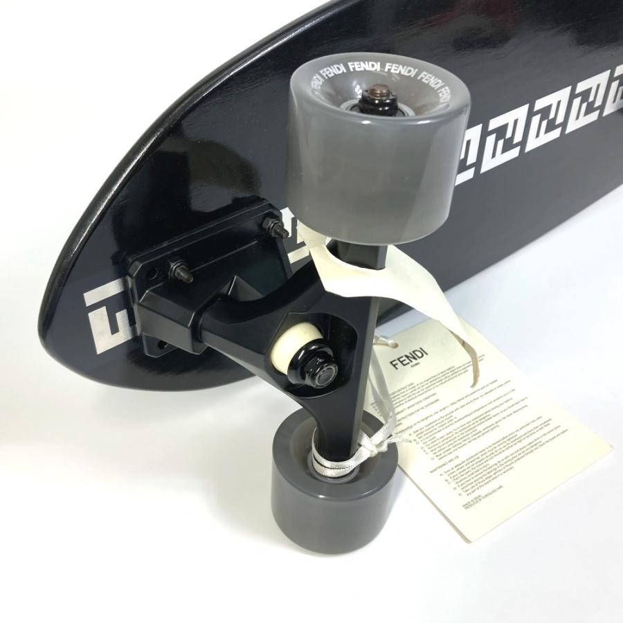FENDI フェンディ 7AR892 ロゴ FF ロングボード スケートボード スケートボード ウッド ブラック レディース【中古】未使用 | FENDI | 03