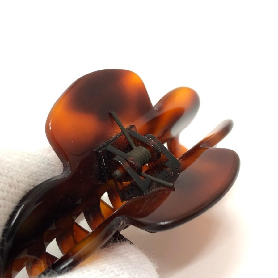 FENDI フェンディ ロゴ アクセサリー 髪留め ヘアアクセサリー べっ甲調  ブラウン レディース【中古】 | FENDI | 02