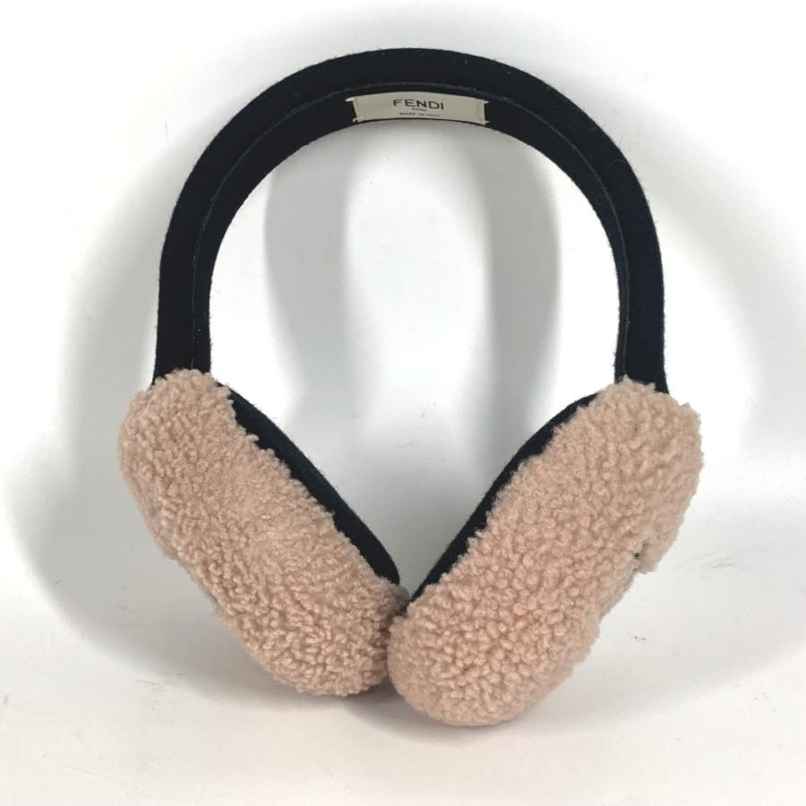 未使用 FENDI フェンディ ロゴ マフラー アクセサリー 耳あて イヤーウォーマー イヤーマフ ベージュ レディース【中古】 | FENDI | 03