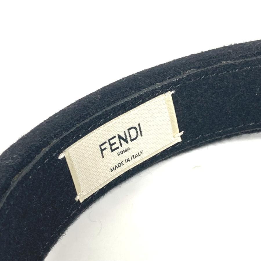 未使用 FENDI フェンディ ロゴ マフラー アクセサリー 耳あて イヤーウォーマー イヤーマフ ベージュ レディース【中古】 | FENDI | 08