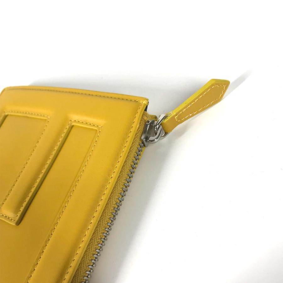 未使用 FENDI フェンディ 7N0114 ロゴ カバン ポーチ クラッチバッグ イエロー レディース【中古】 | FENDI | 04