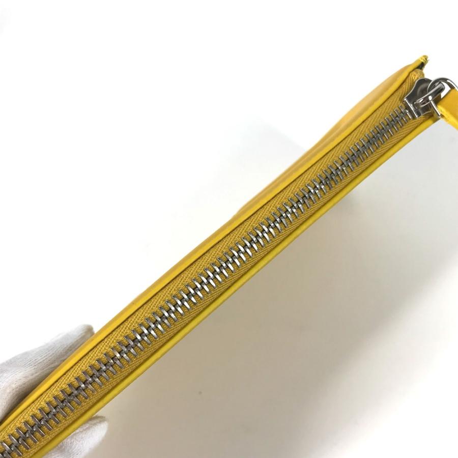 未使用 FENDI フェンディ 7N0114 ロゴ カバン ポーチ クラッチバッグ イエロー レディース【中古】 | FENDI | 05