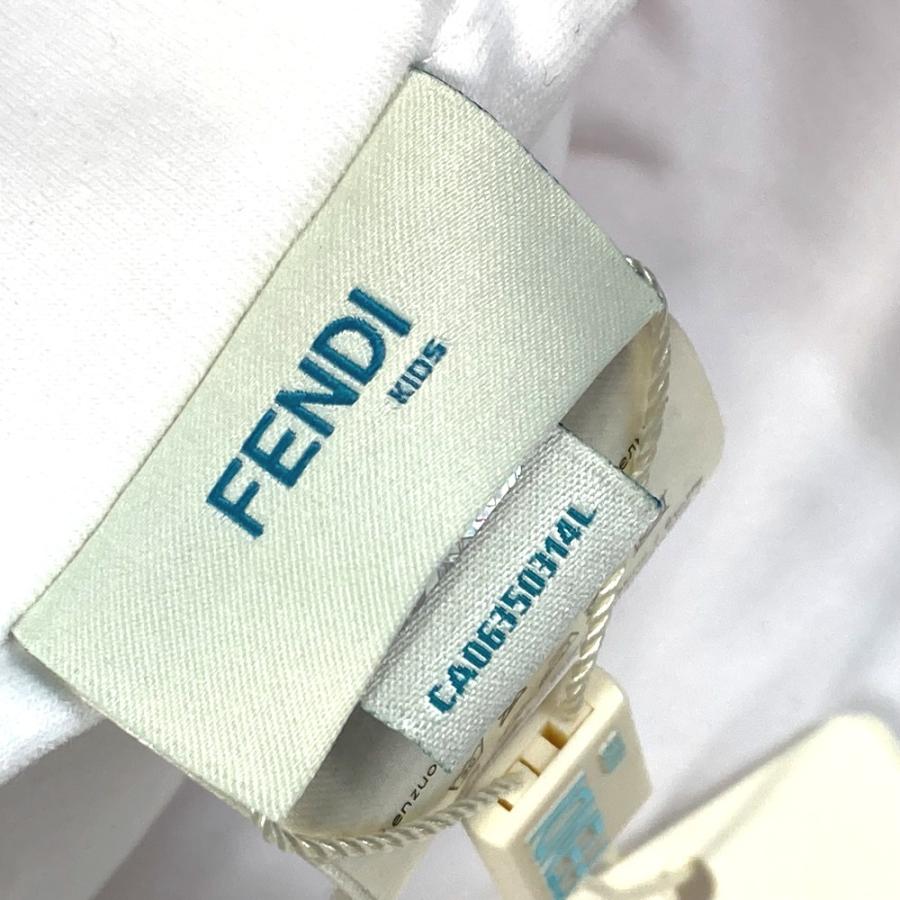 FENDI フェンディ BUJ147 ベビー BABY 赤ちゃん ロゴ 布団 インテリア ブランケット コットン ピンク キッズ【中古】未使用 | FENDI | 06