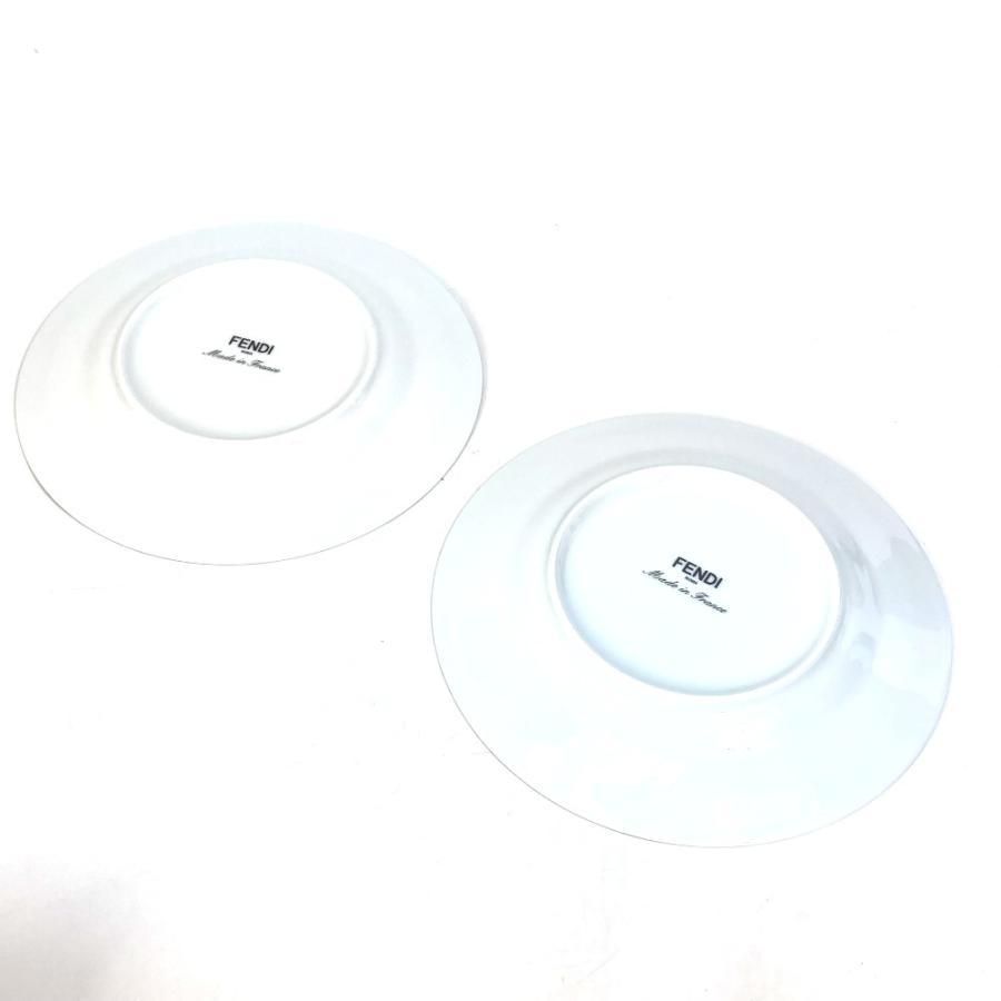 FENDI お皿 Medium Fendi Roma Valet Tray Leather Gray | Fendi