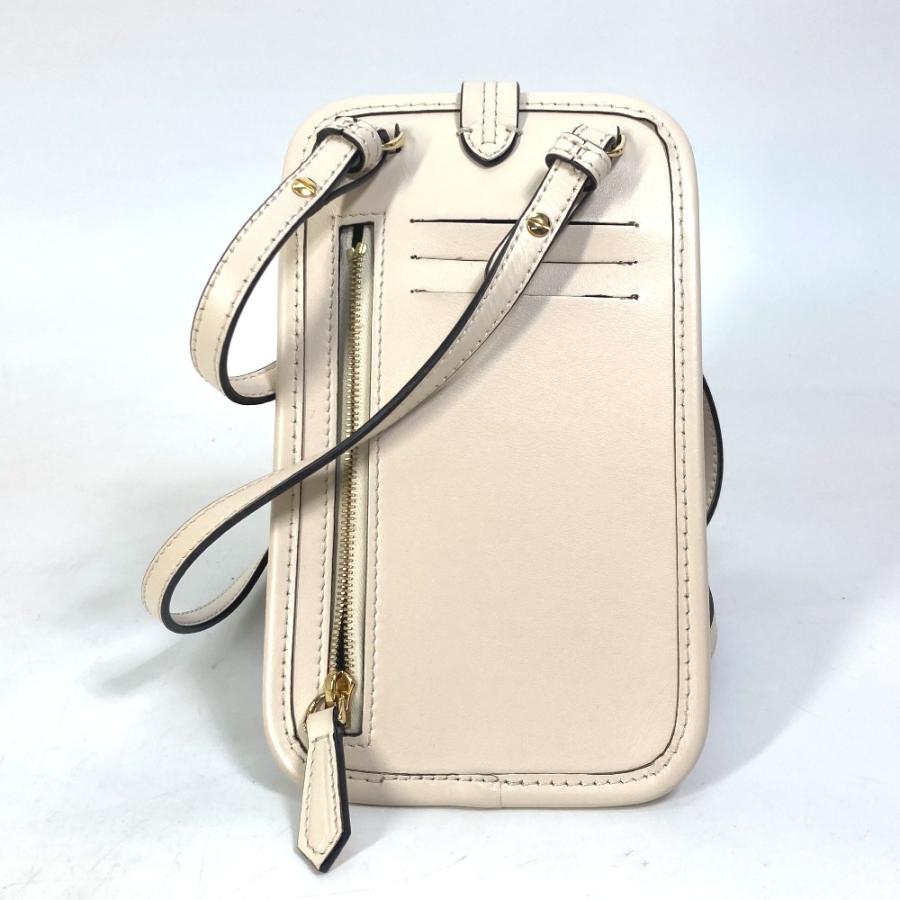 FENDI 美品 フェンディ 7AS131 ズッカ ロゴ フォンポーチ