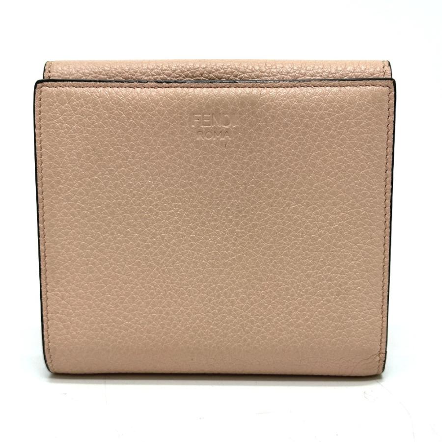 FENDI フェンディ 8M0438 ピーカブー ウォレット 2つ折り財布 ピンク レディース【中古】 | FENDI | 01