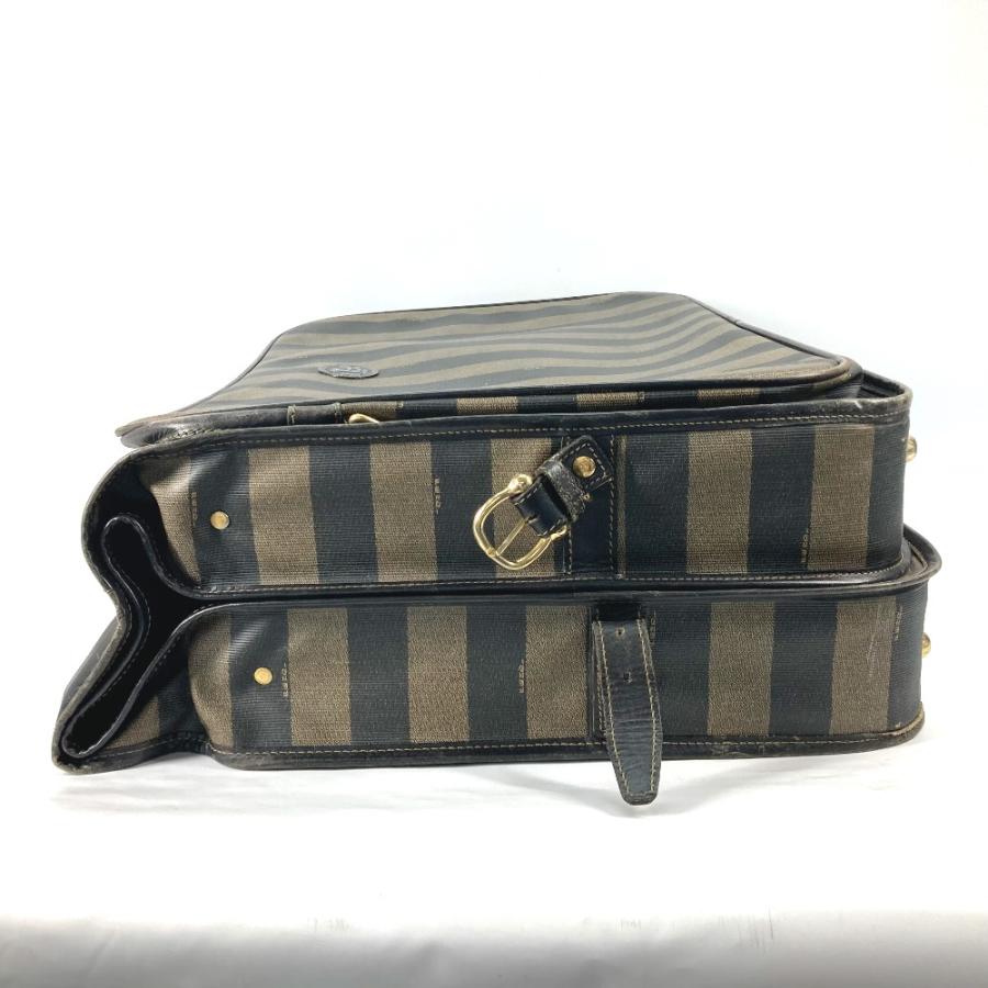 FENDI フェンディ ペカン トラベルバッグ 旅行バッグ カバン ガーメントバッグ トラベルケース ブラウン レディース【中古】_1