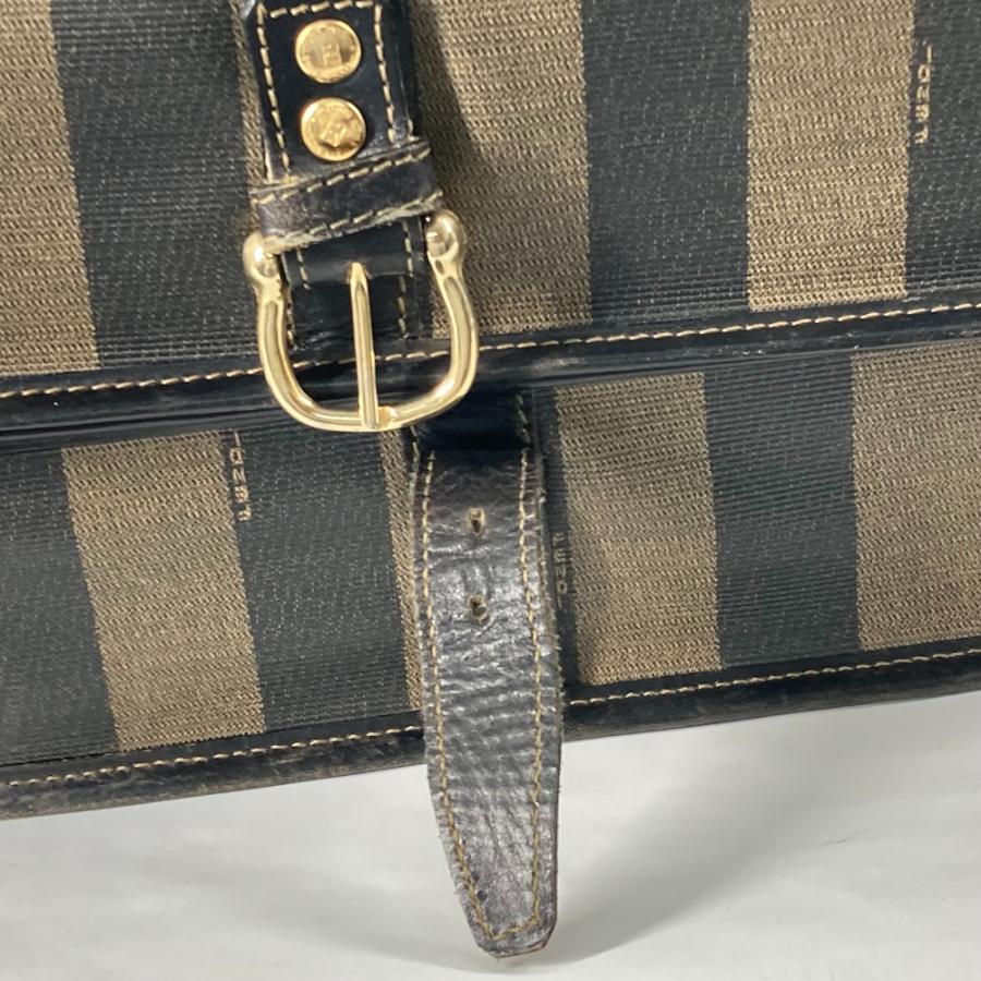 FENDI フェンディ ペカン トラベルバッグ 旅行バッグ カバン ガーメントバッグ トラベルケース ブラウン レディース【中古】_3