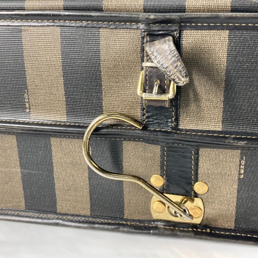 FENDI フェンディ ペカン トラベルバッグ 旅行バッグ カバン ガーメントバッグ トラベルケース ブラウン レディース【中古】｜reference｜06