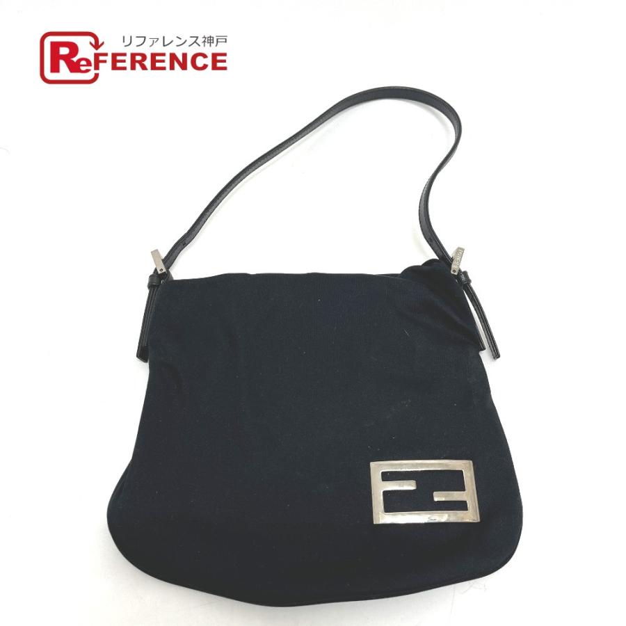 FENDI フェンディ ロゴ カバン バッグ ハンドバッグ 肩掛け ハンドバッグ ブラック レディース【中古】 | FENDI