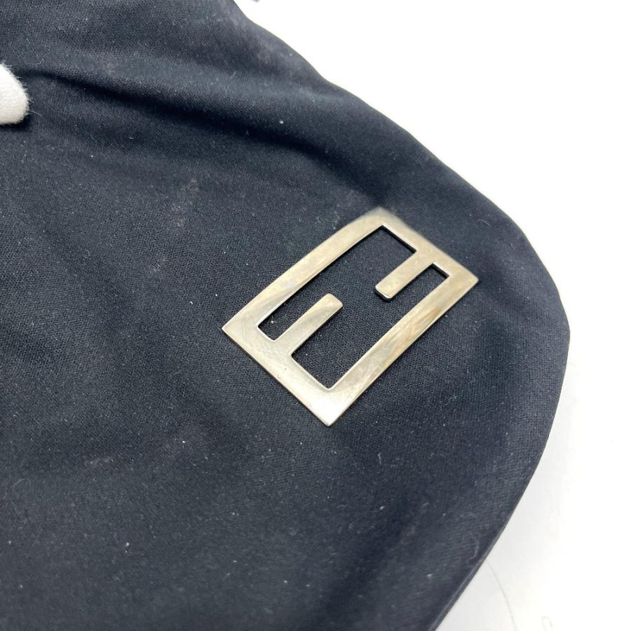 FENDI フェンディ ロゴ カバン バッグ ハンドバッグ 肩掛け ハンドバッグ ブラック レディース【中古】 | FENDI | 03