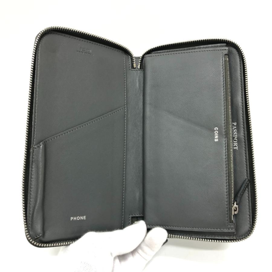 FENDI フェンディ 7M0276 ズッカ柄トラベルウォレット 長財布 財布 ウォレット  長財布 グレー レディース【中古】 | FENDI | 06
