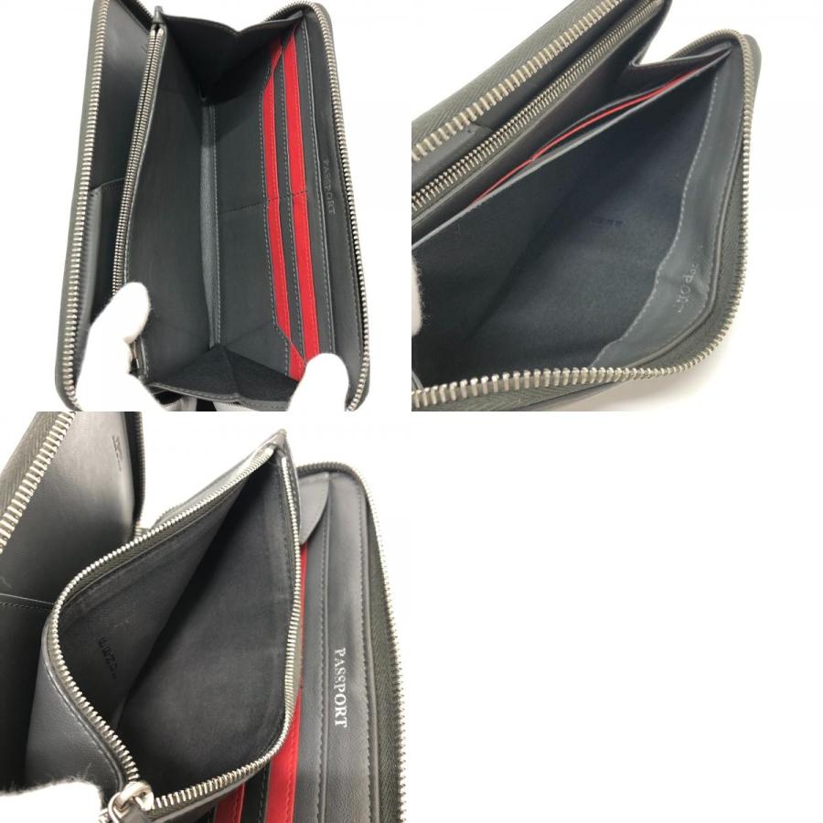 FENDI フェンディ 7M0276 ズッカ柄トラベルウォレット 長財布 財布 ウォレット  長財布 グレー レディース【中古】 | FENDI | 09