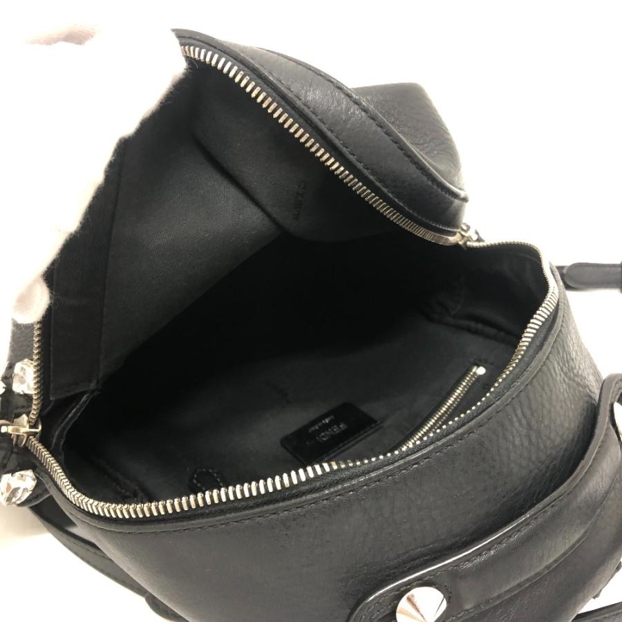 FENDI フェンディ 8BZ036 バイザウェイ ビジュー バックパック リュックサック カバン リュックサック ブラック レディース【中古】 | FENDI | 08
