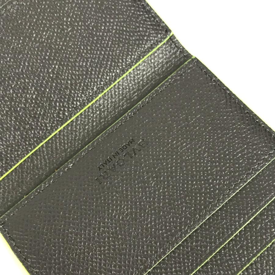 美品 BVLGARI ブルガリ ロゴ マルチケース 名刺入れ パスケース フラグメント fragment カードケース グレー メンズ【中古】 | BVLGARI | 08