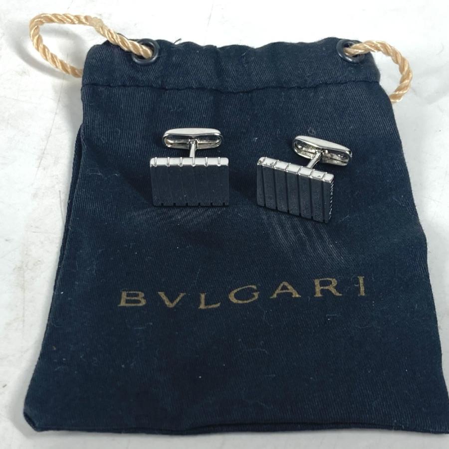 BVLGARI ブルガリ ロゴ アクセサリー カフス シルバー メンズ【中古】 | BVLGARI | 05