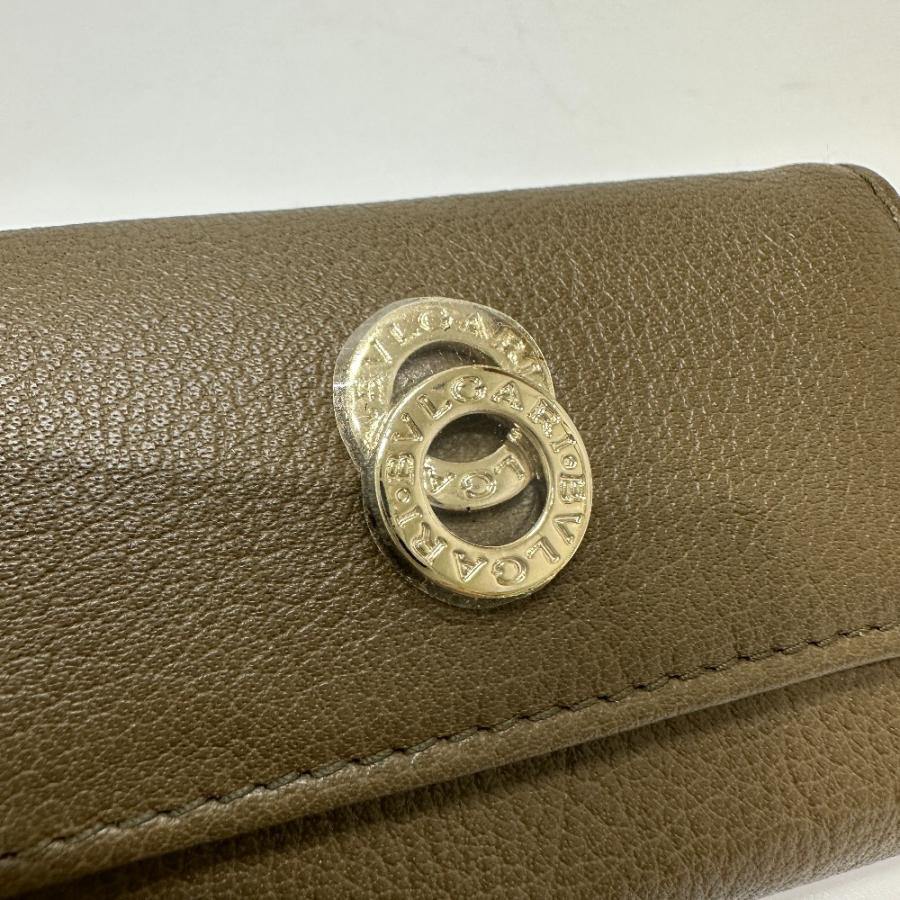 新品同様 BVLGARI ブルガリ ダブルリング 6連 鍵 キーケース ブラウン メンズ【中古】 | BVLGARI | 06