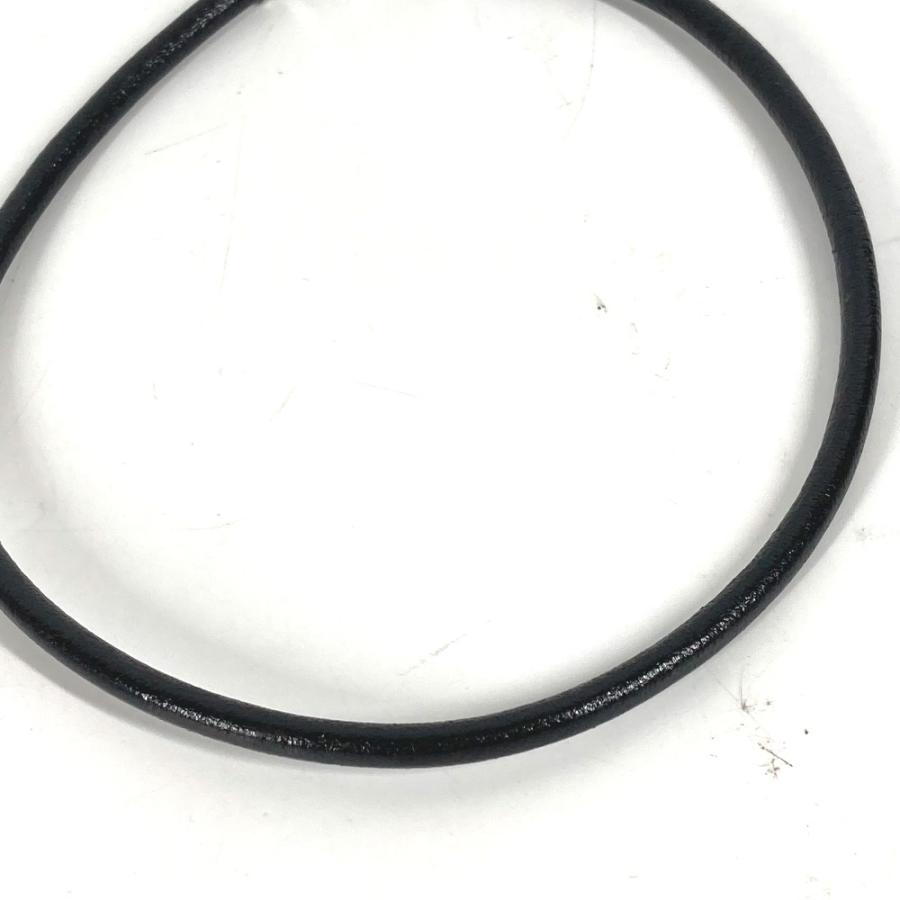 美品 BVLGARI ブルガリ ロゴ ネックレス アクセサリー チョーカー ブラック メンズ【中古】 | BVLGARI | 02