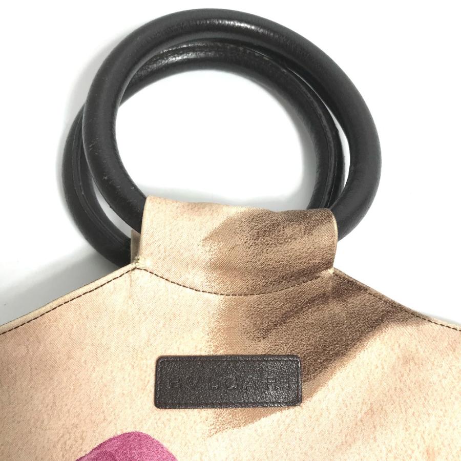 BVLGARI ブルガリ ラウンドハンドル 2WAY カバン ハンドバッグ ピンク レディース【中古】 | BVLGARI | 01