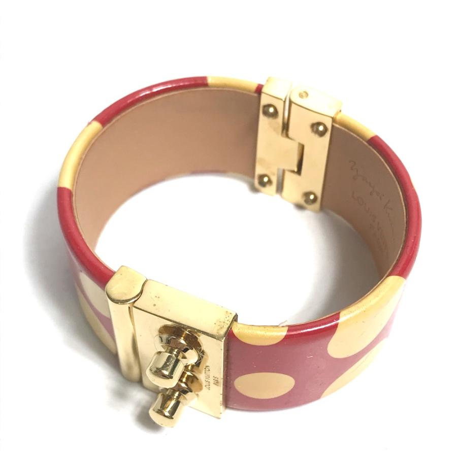 LOUIS VUITTON ルイヴィトン ドット 水玉 バングル 草間彌生コラボ ブレスレット レッド レディース【中古】 | LOUIS VUITTON | 01