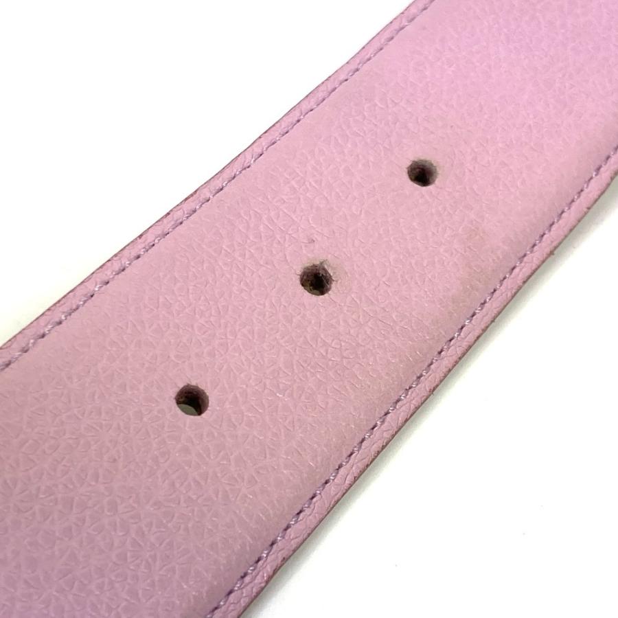 BVLGARI ブルガリ ブルガリブルガリ ロゴ アクセサリー バックルベルト ベルト ピンク レディース【中古】 | BVLGARI | 06