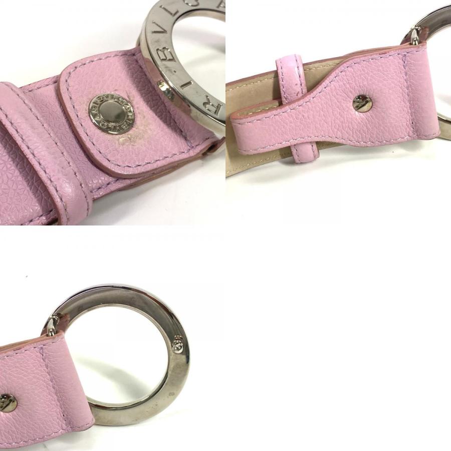 BVLGARI ブルガリ ブルガリブルガリ ロゴ アクセサリー バックルベルト ベルト ピンク レディース【中古】 | BVLGARI | 09