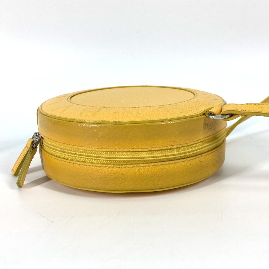 BVLGARI ブルガリ ビーゼロワン B-ZERO1 ラウンド ポシェット カバン 丸型 ショルダーバッグ イエロー レディース【中古】 | BVLGARI | 02