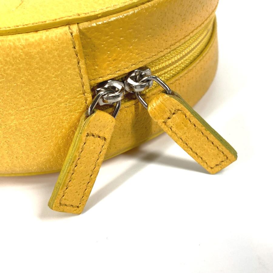 BVLGARI ブルガリ ビーゼロワン B-ZERO1 ラウンド ポシェット カバン 丸型 ショルダーバッグ イエロー レディース【中古】 | BVLGARI | 04