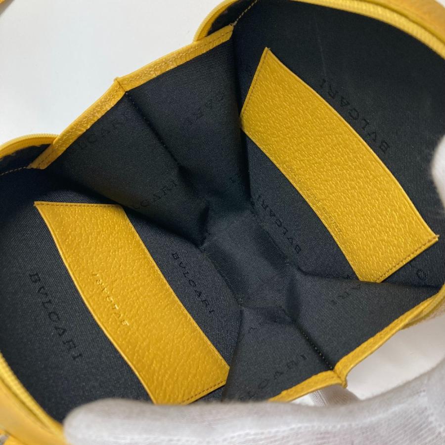 BVLGARI ブルガリ ビーゼロワン B-ZERO1 ラウンド ポシェット カバン 丸型 ショルダーバッグ イエロー レディース【中古】 | BVLGARI | 07